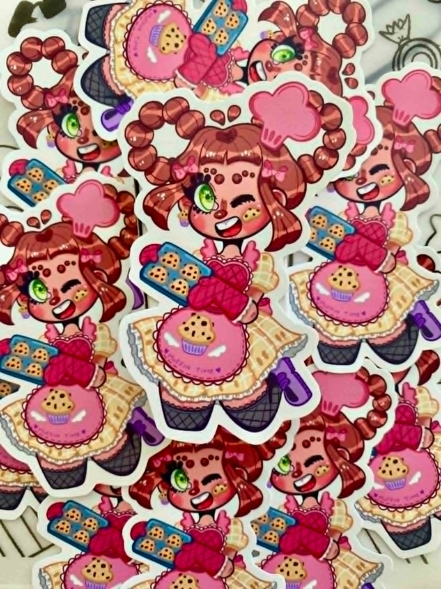 Muffin Chip Sticker