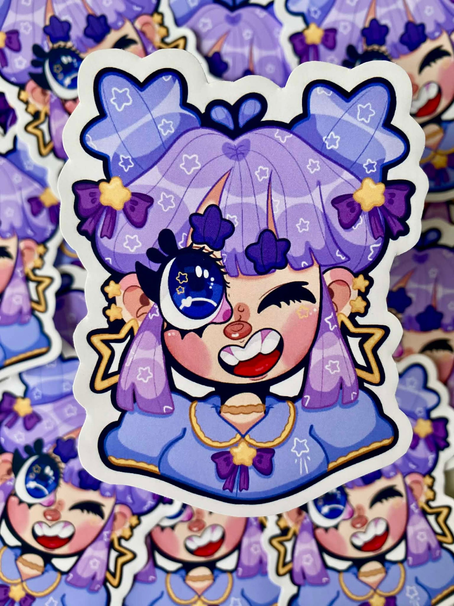 Star girl cutie sticker