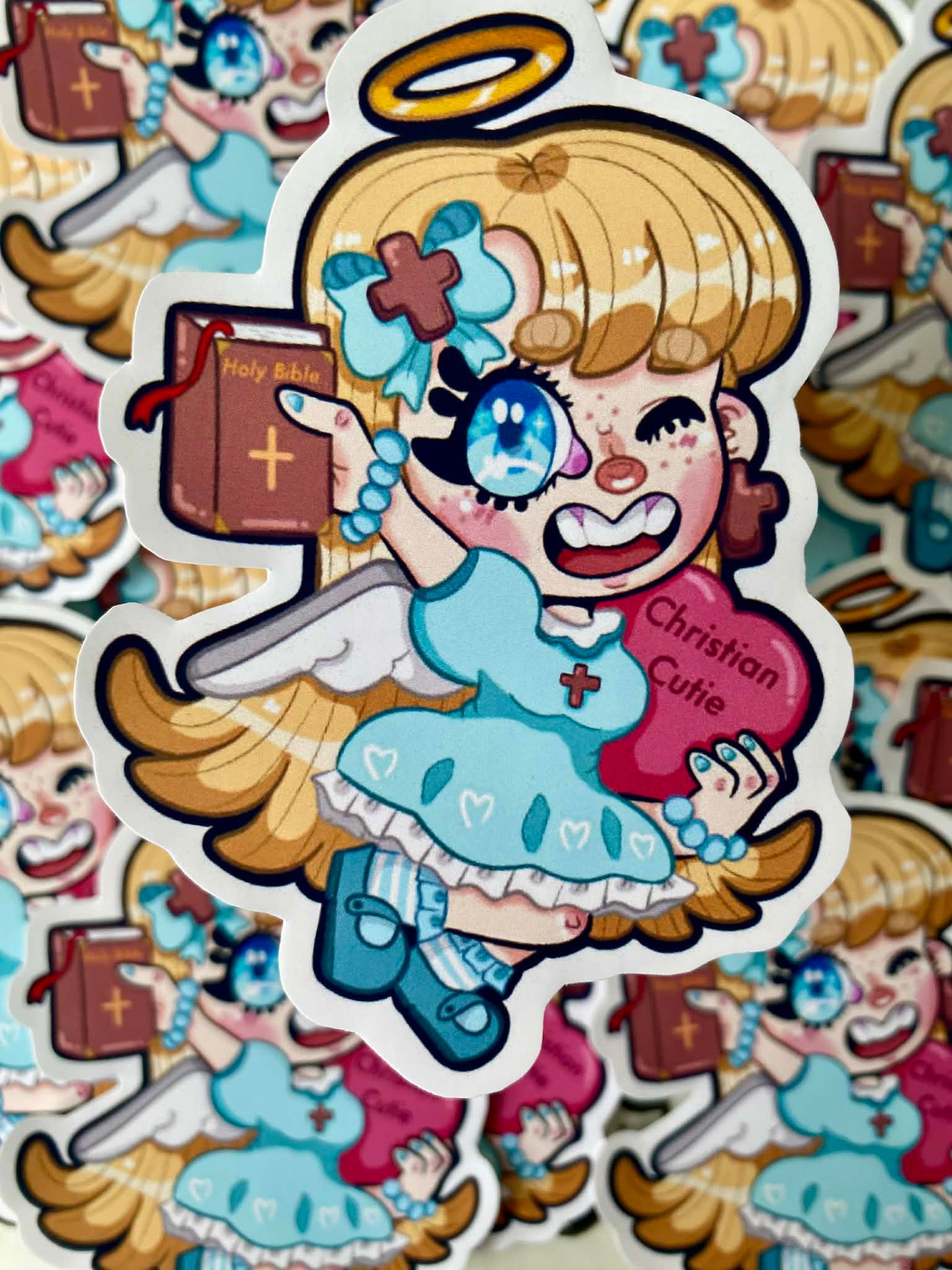 Christian cutie sticker