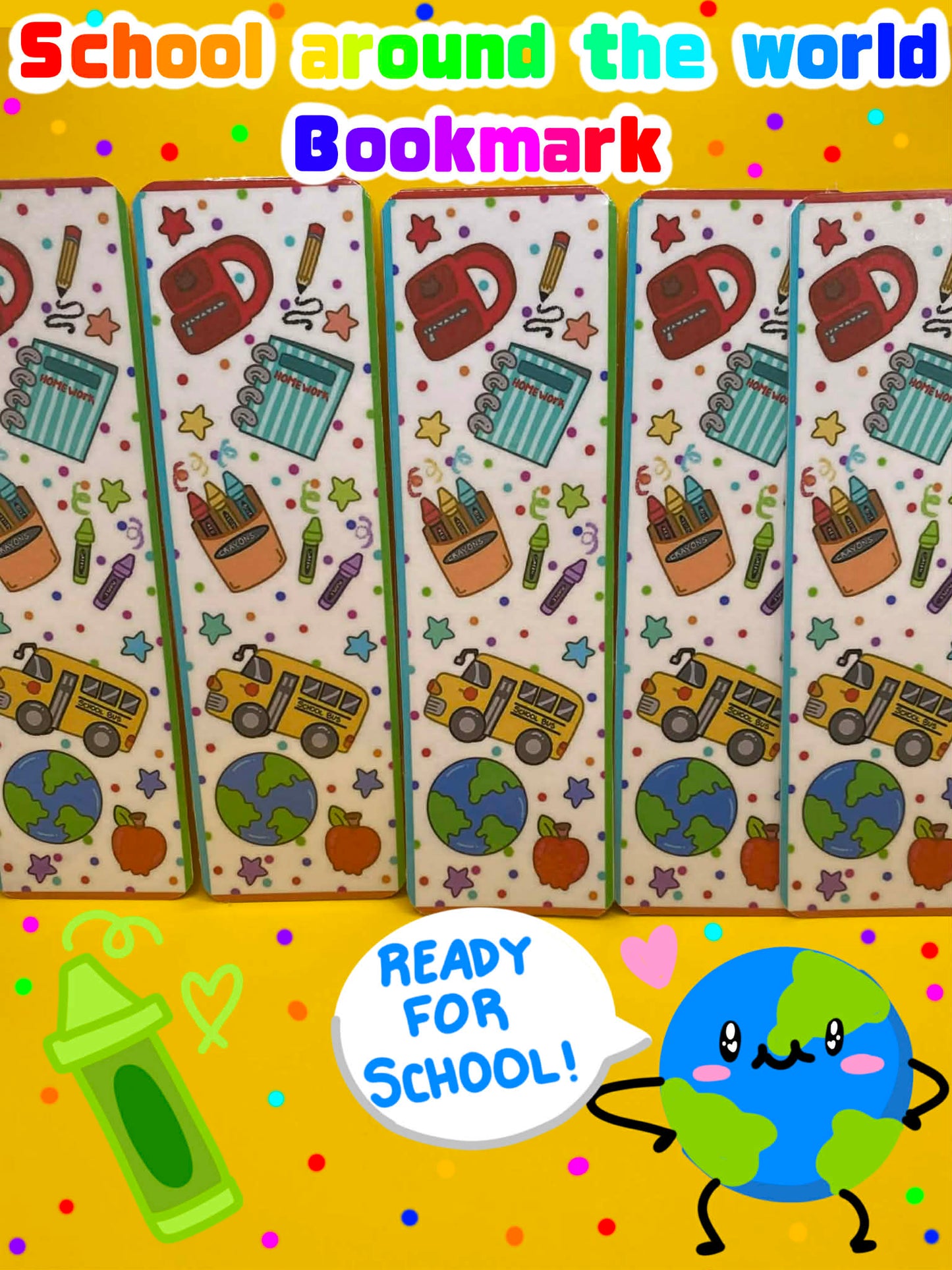 School around the world bookmark