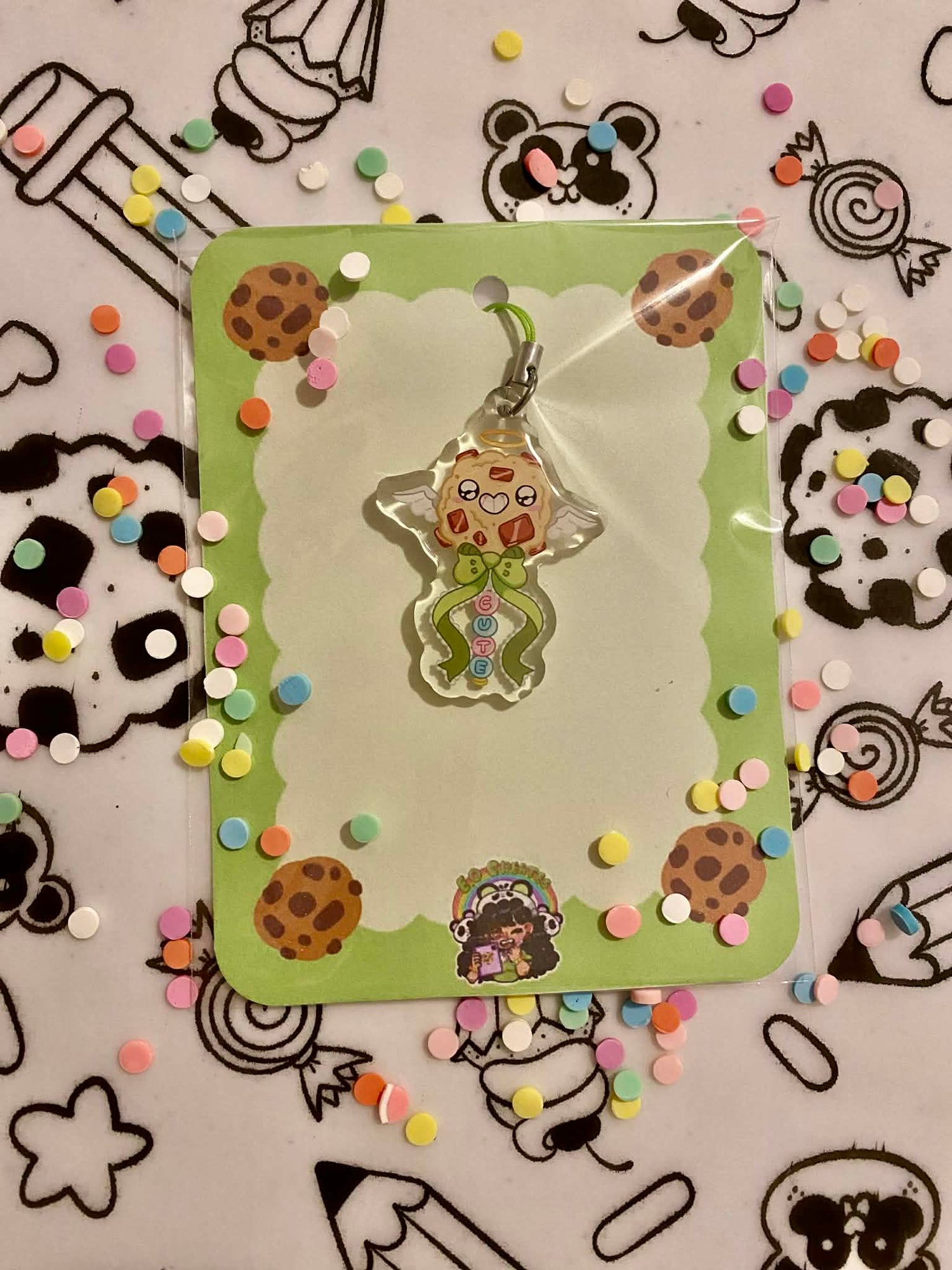 Acrylic phone charm