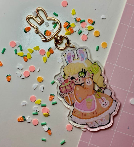Bunny girl Acrylic keychain