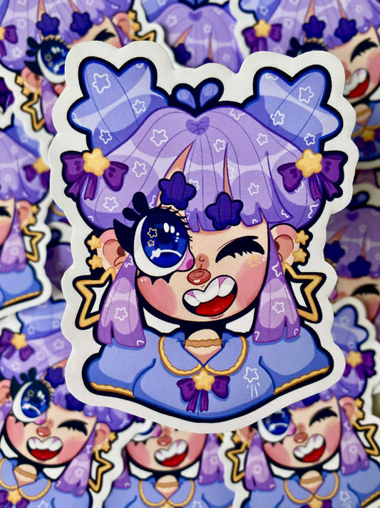 Star girl cutie sticker
