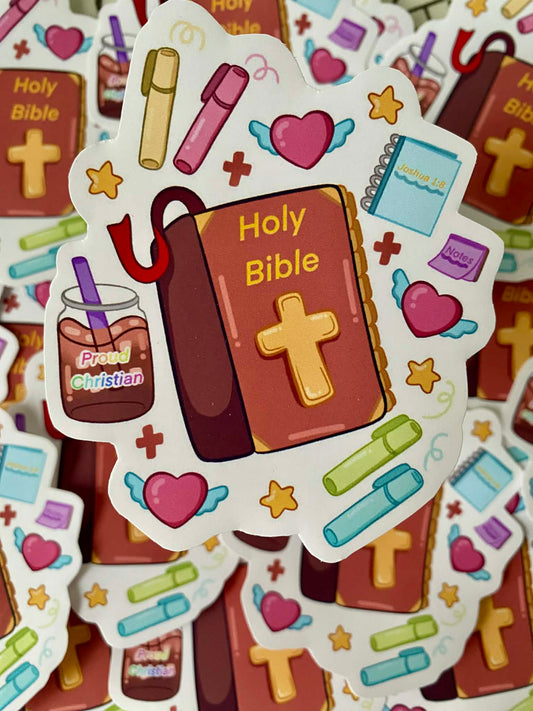 Bible study supplies sticker